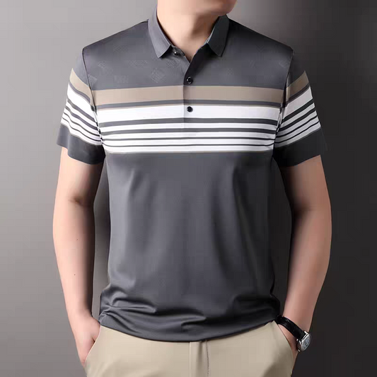 Men's Gray Imported Regular Fit Half Sleeve T-Shirt - Goamen