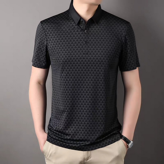 Men's Black Soft Printed T-Shirt - Goamen